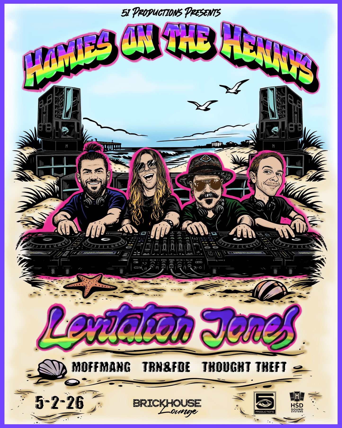5i Productions Presents: HOMIES ON THE HENNYS ft. Levitation Jones
