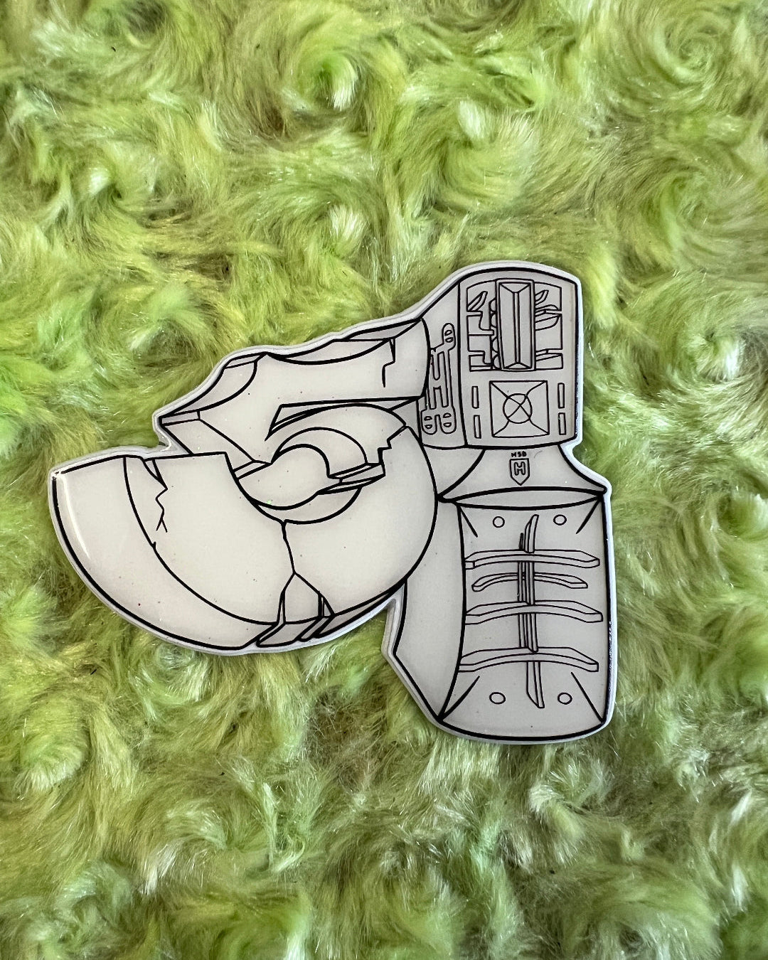 The Rig 3" Hat Pin