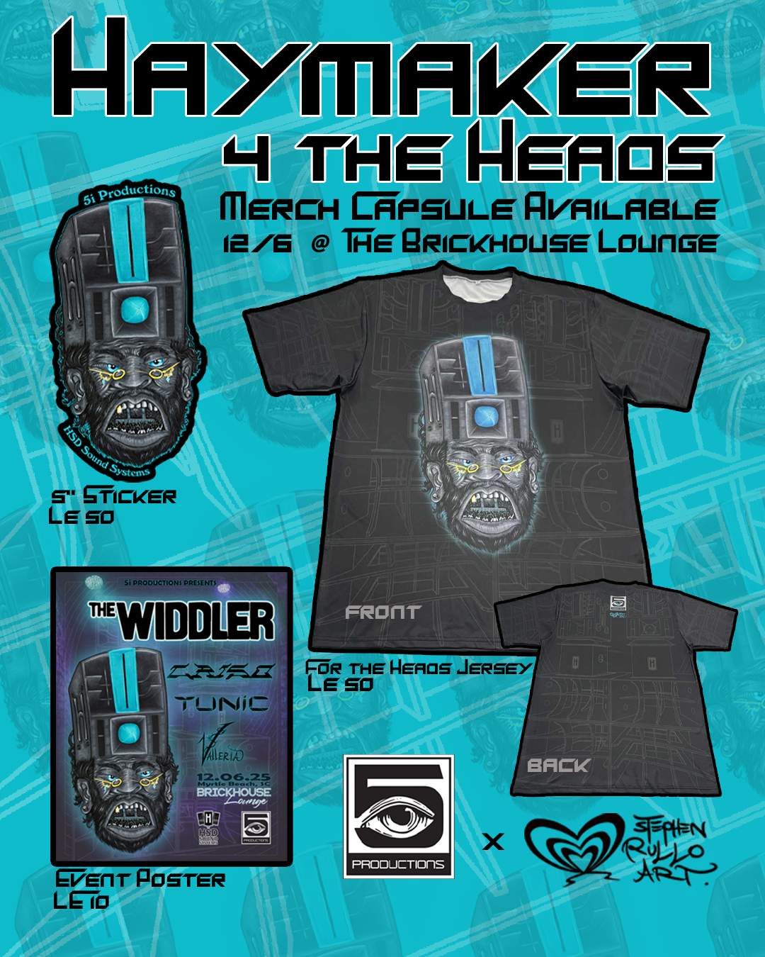 Haymaker for the Heads 5ixHSD Jersey