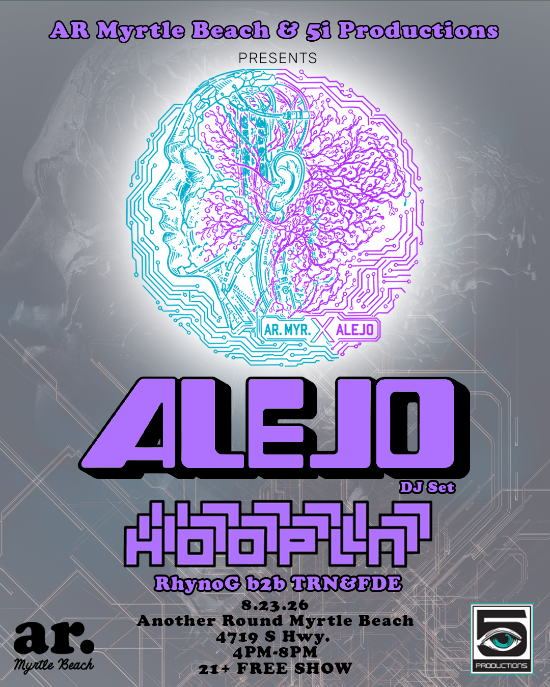 Colony Productions & 5i Productions Presents NERVES AV TOUR Ft Alejo X 3NA Hoopla Kuhlin & MoffMang b2b RhynoG