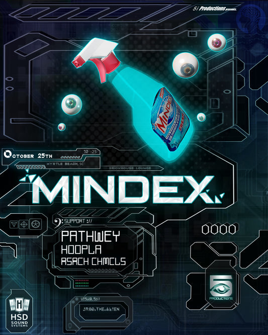 5i Presents an Evening with Mindex ft. Pathwey Hoopla & Rsrch Chmcls